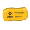 effax® Speedy Leather Shine sponge in a yellow plastic case