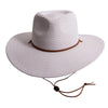 American Hat Makers Felix White Straw Sun Hat Front