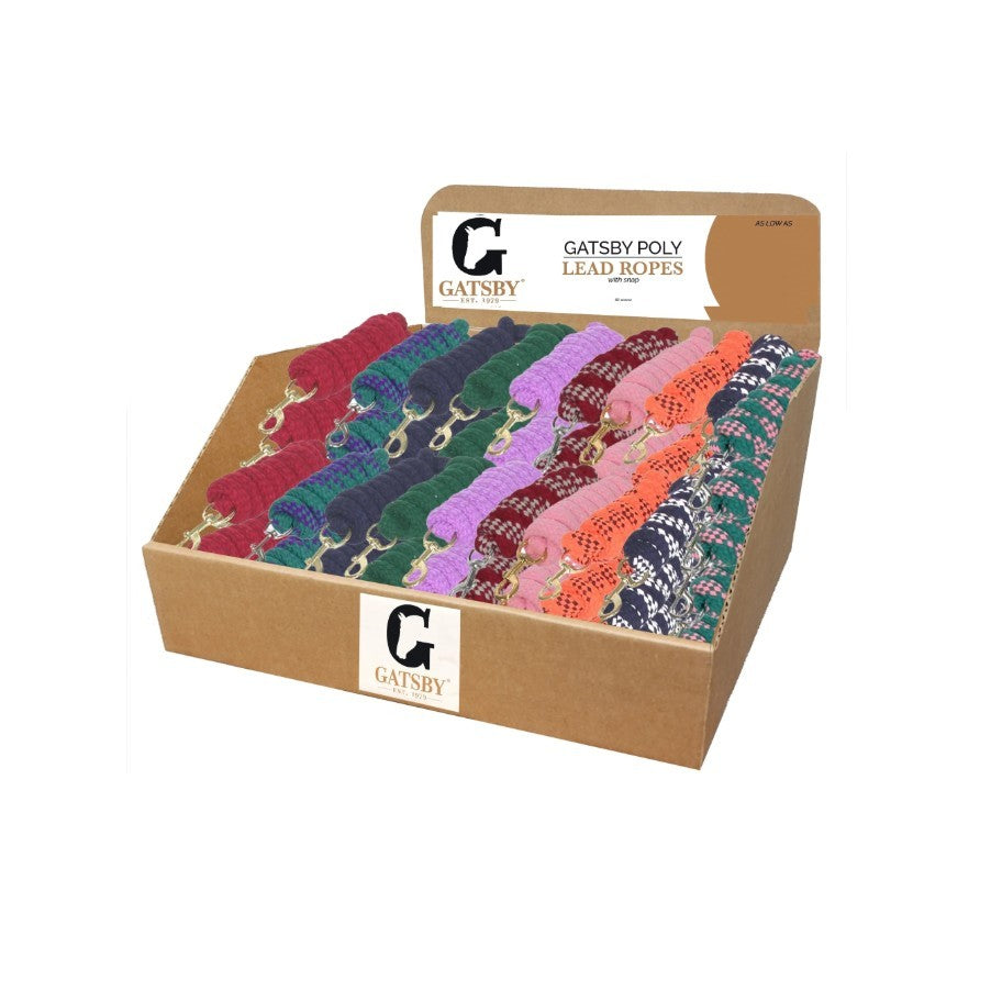 Gatsby® 10' Poly Lead with Snap - Assorted Colors