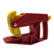 High Country Plastics Grabbit Mat Mover Tool in red and yellow