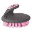 Weaver Palm Held Fine Curry Comb in gray and pink