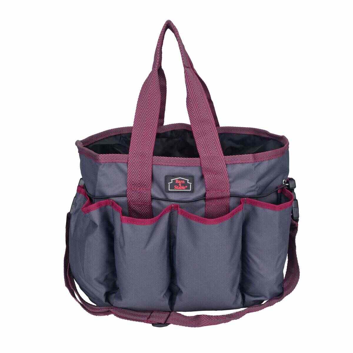 B&S Deluxe Nylon Grooming Tote in grey