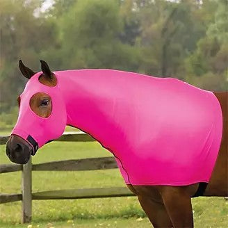 Sleazy Sleepwear Lycra Hood with Zipper Hot Pink