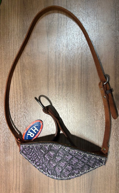 SIT Dotted Gator Bronc Noseband Oiled