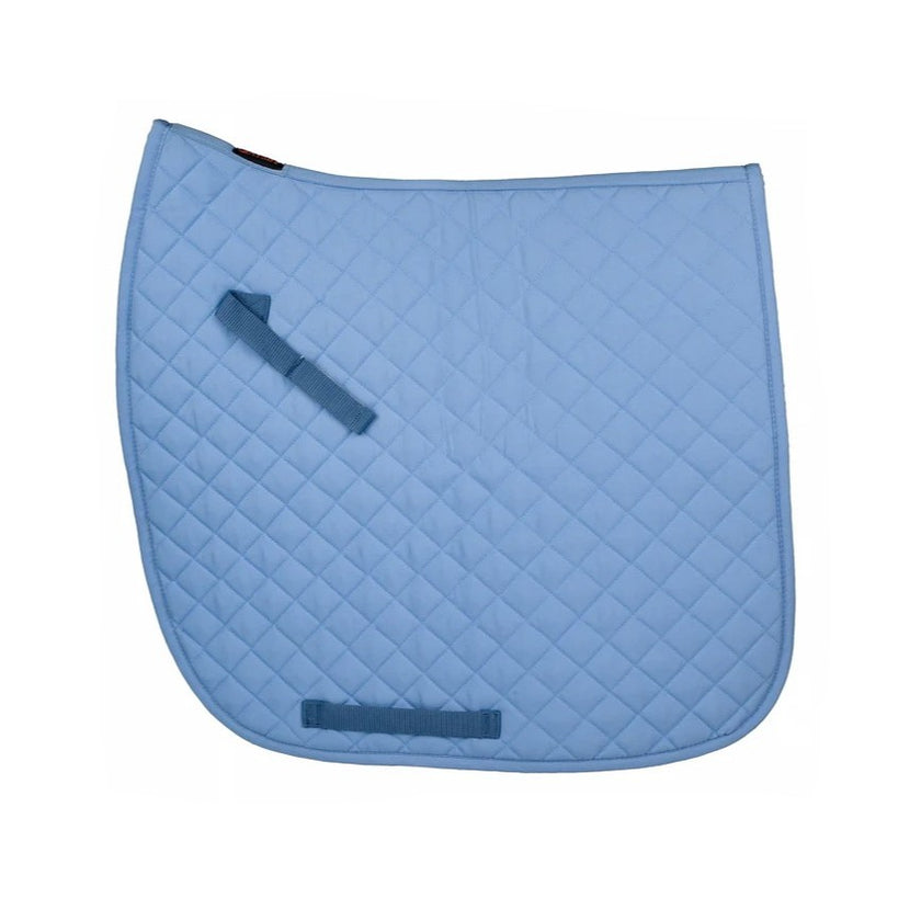 light Blue quilted GATSBY Basic Dressage Saddle Pad