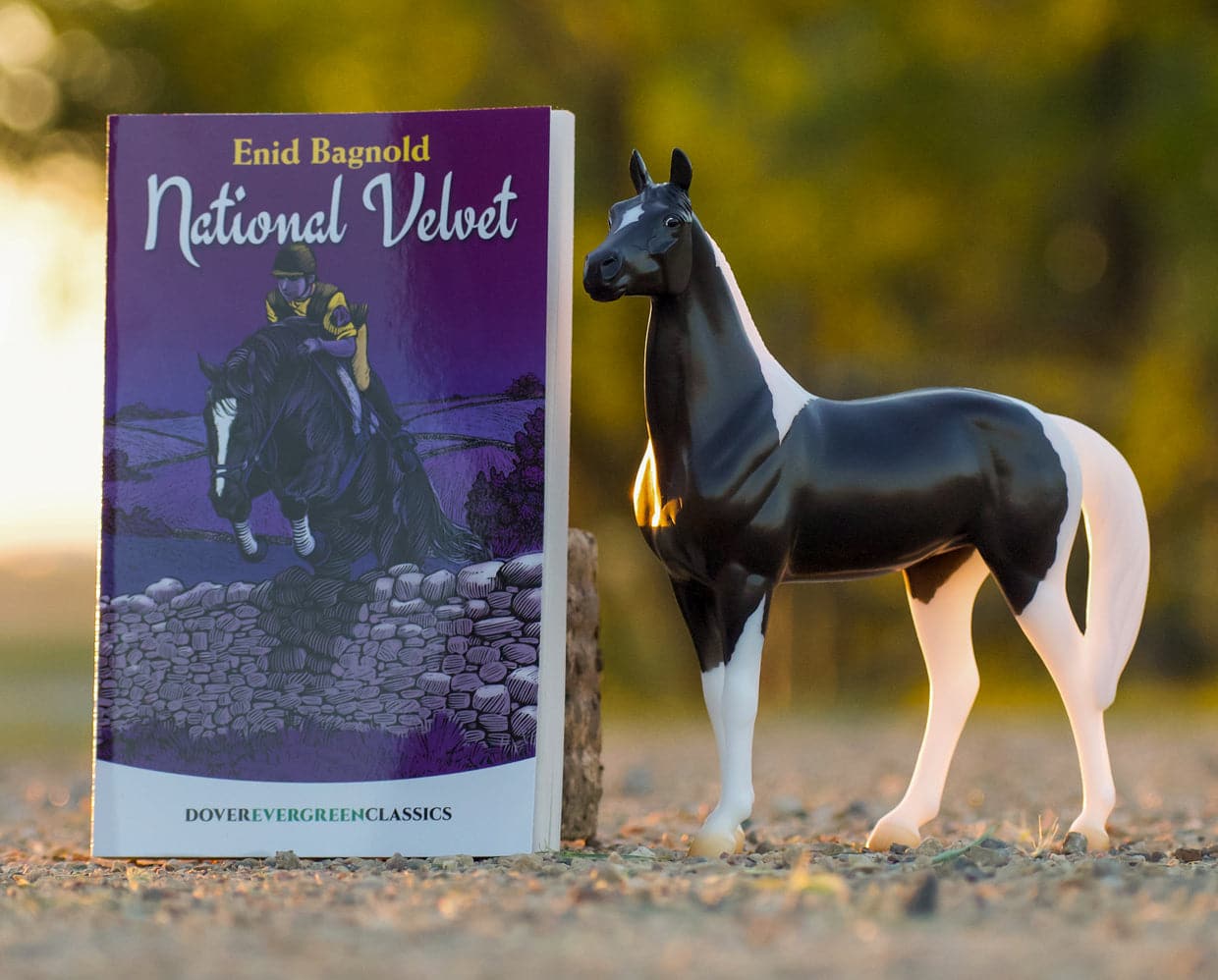 BREYER National Velvet Horse & Book