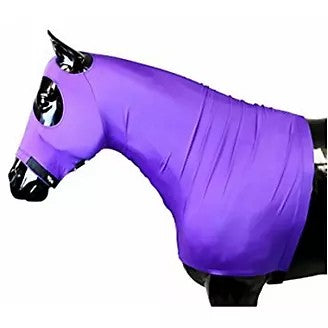 Sleazy Sleepwear Lycra Hood with Zipper Purple