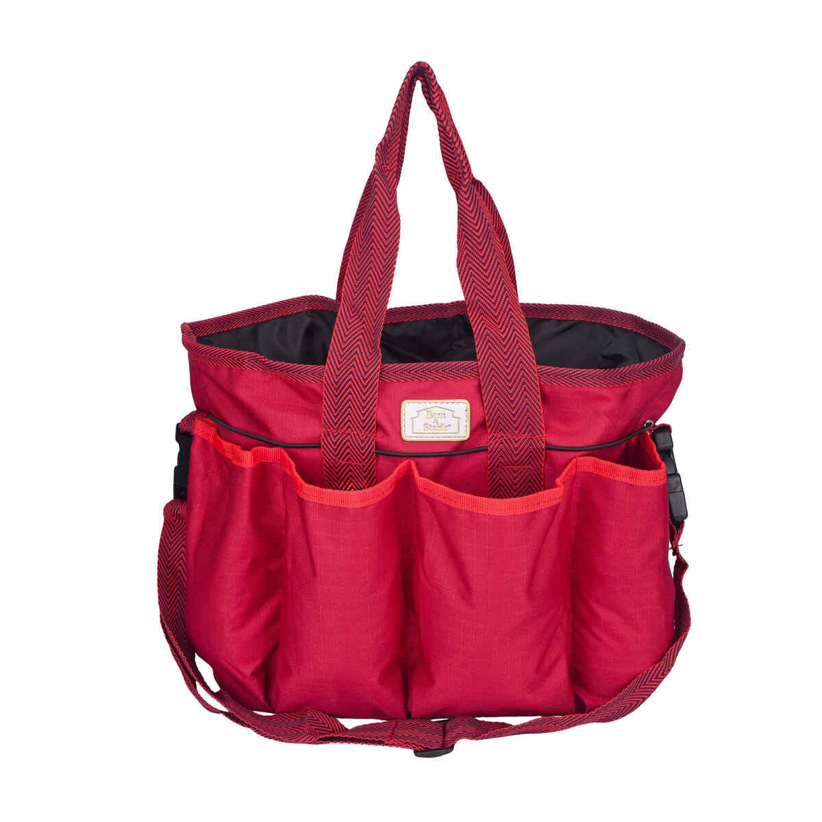 B&S Deluxe Nylon Grooming Tote in red