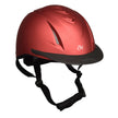 Red Ovation® Metallic Schooler Riding Helmet