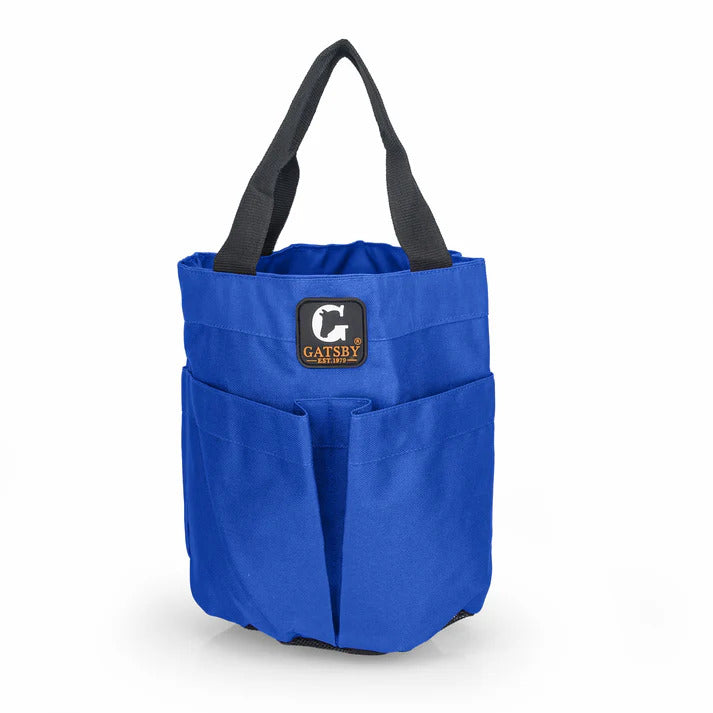 Grooming Tote with Mesh Bottom royal