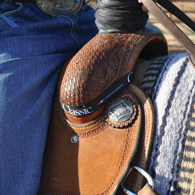 Classic
Elastic Rope Strap on saddle as example use