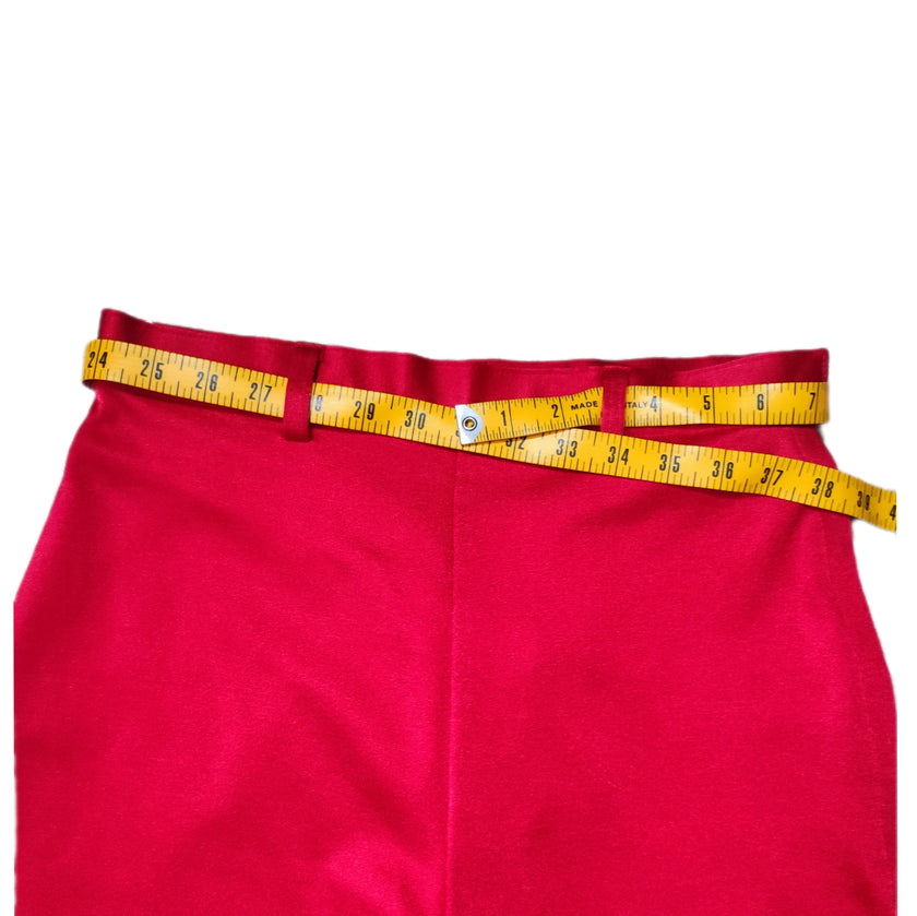 showmanship outfit red bottoms shows waist measurements 31 inches