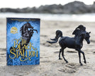 BREYER Black Stallion Horse & Book Set shows model and book