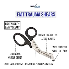 Scissors Heavy Duty EMT Shears for bandage removal, utility