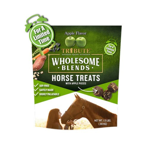 Tribute Wholesome Blends® Apple Horse Treats front of package