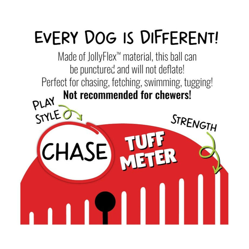 Jolly Pets Tug-n-Toss info will not deflate