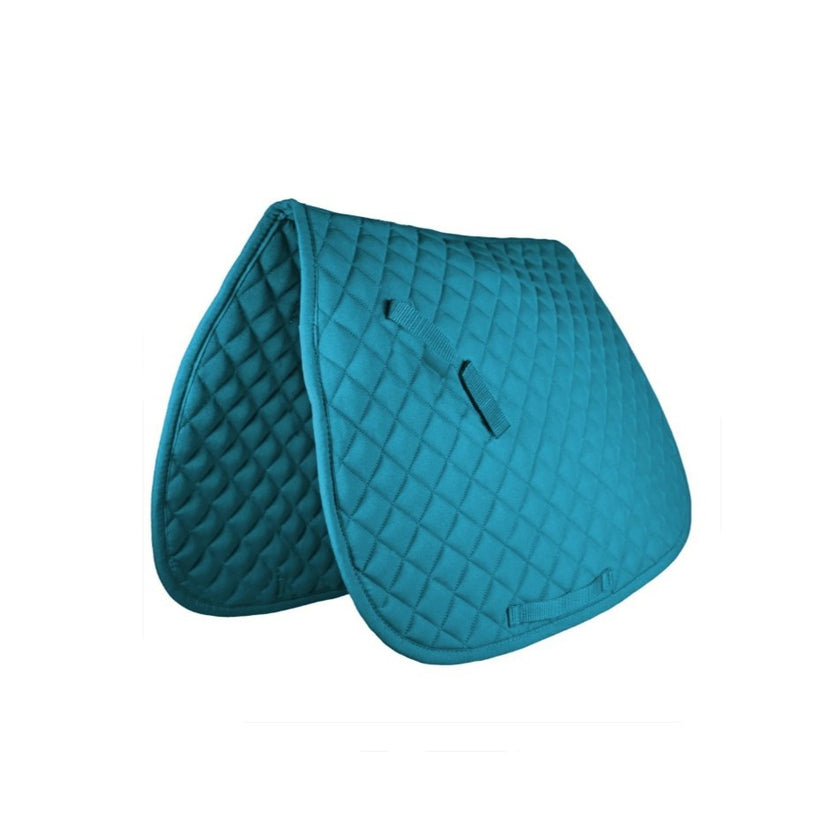 Turquoise Gatsby® Basic All-Purpose Saddle Pad with straps