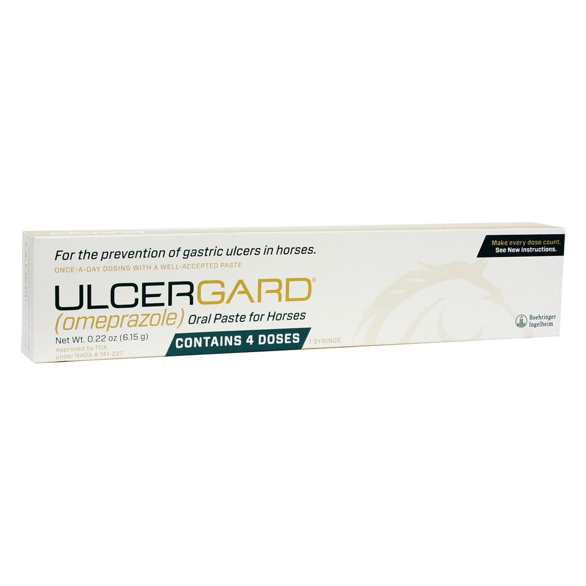 UlcerGard™ (Omeprazole) 1 Syringe/4 Dose for horses