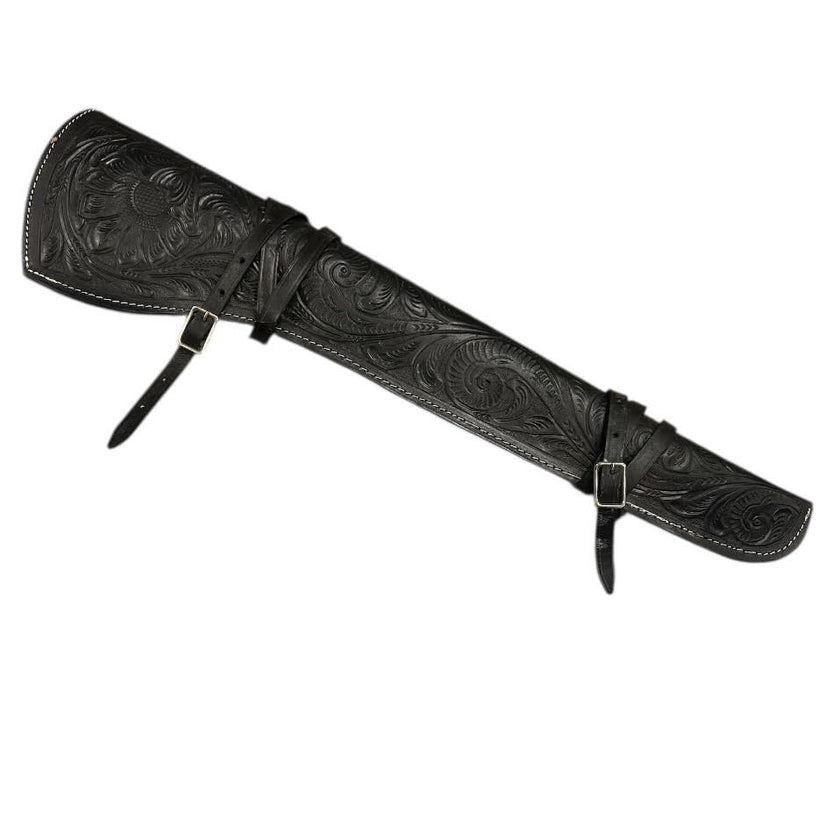 KHS-E Tooled Leather Rifle Scabbard