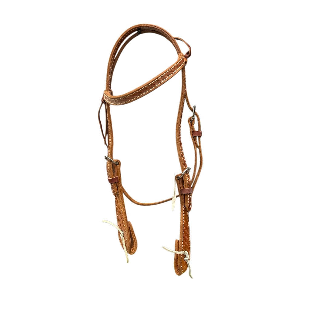 SIT Browband Headstall Hand Tooled Basket