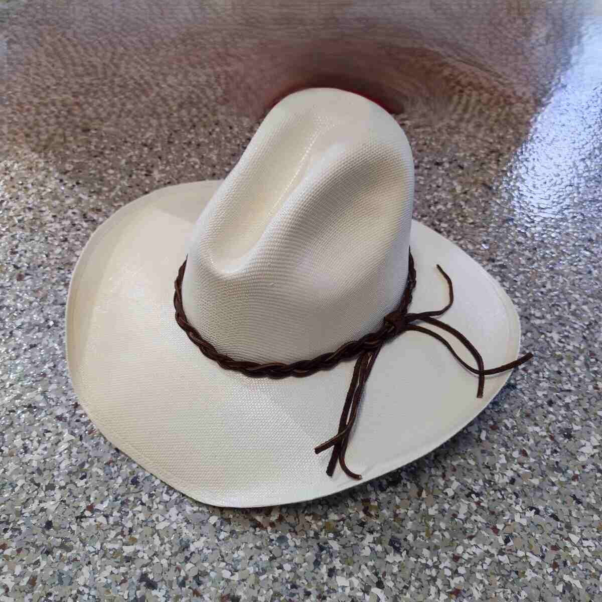 AHM High Crown Straw Cowboy Hat