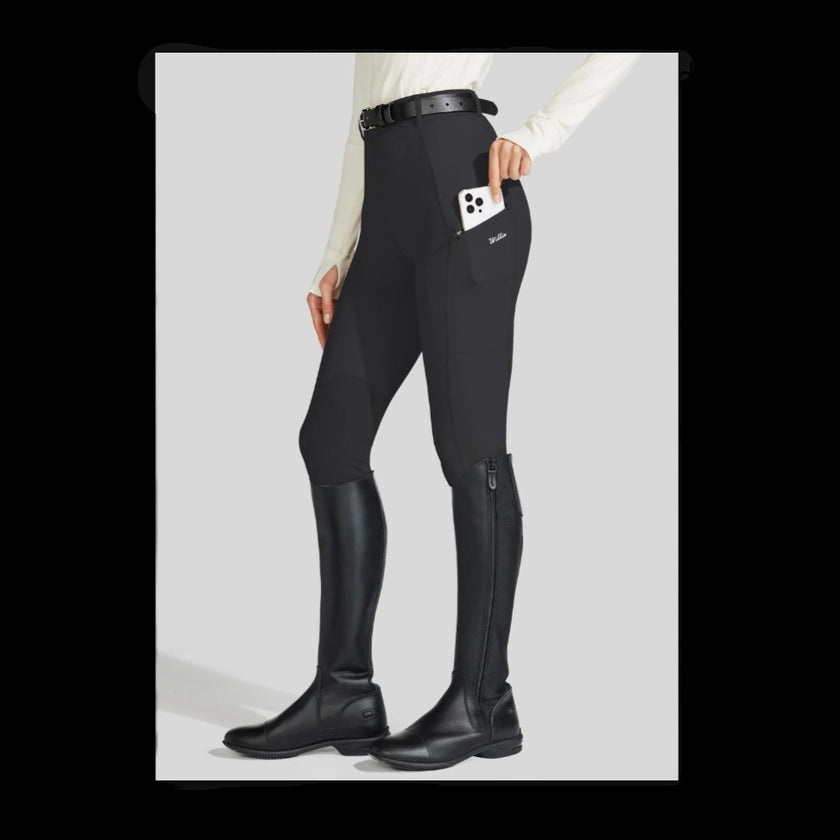 Women's Knee-Patch Breeches black