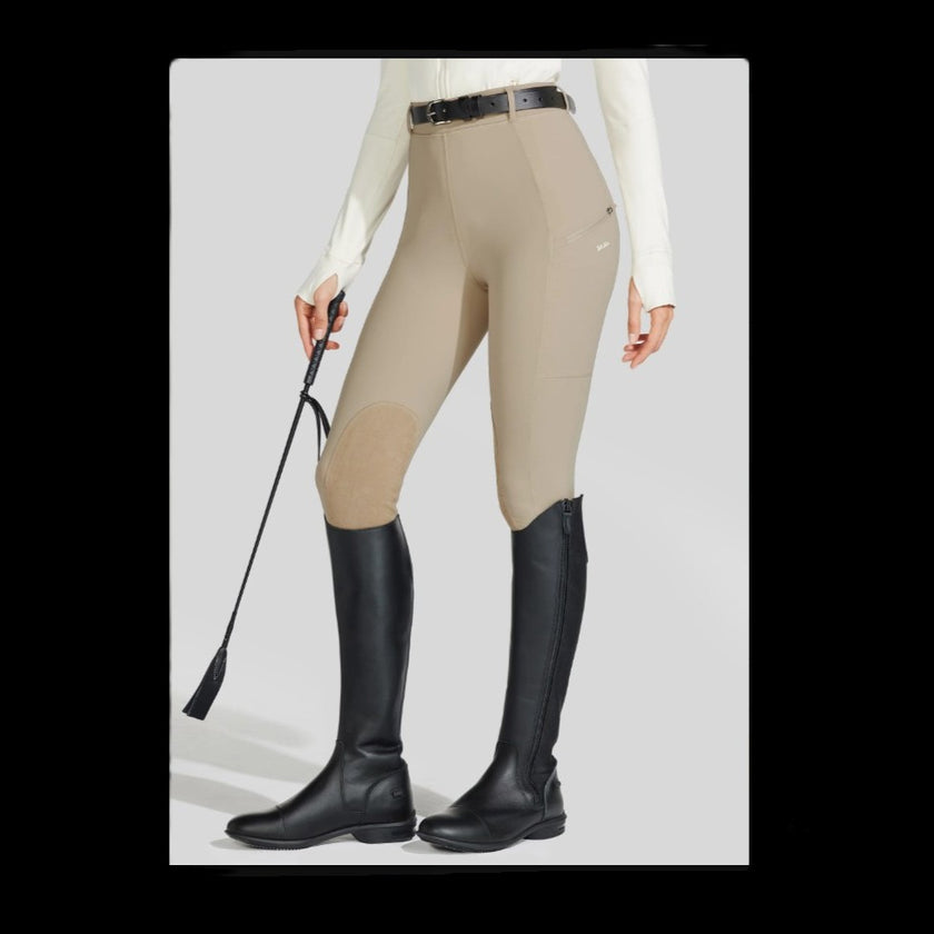 Women's Knee-Patch Breeches khaki