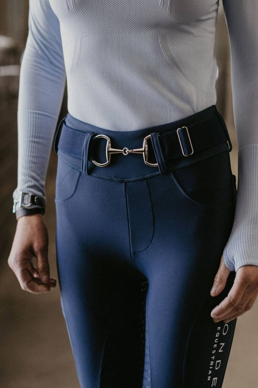 Equestrian Elastic Snaffle Bit Belt