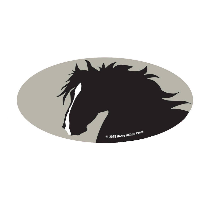Horse Hollow Press - Horse Laptop, Cell Phone & Helmet Sticker: Horse Head