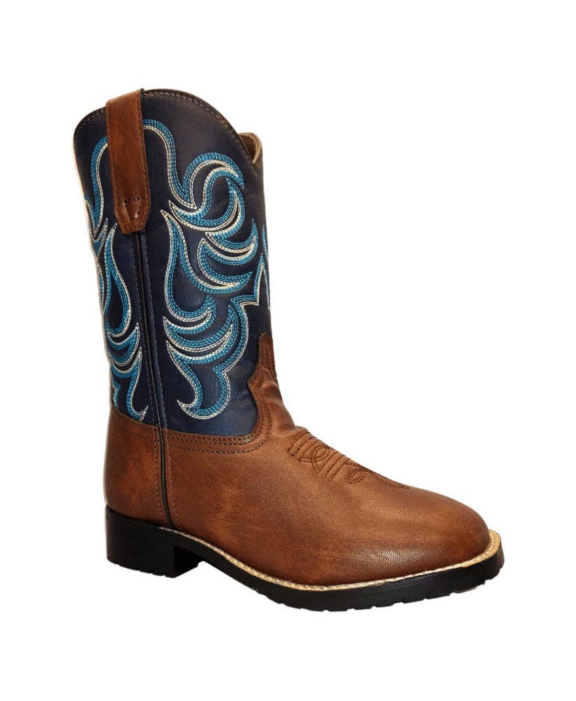 Youth Zion Square Toe Western Boot