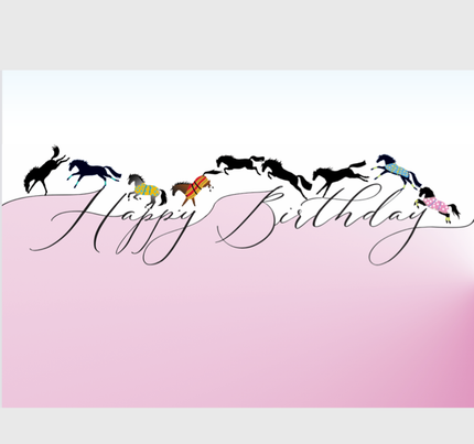 Horse Hollow Press - Horse Birthday Card: Happy Birthday