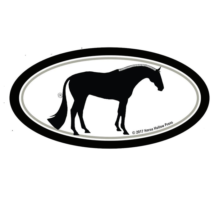 Horse Hollow Press - Horse Laptop, Cell Phone & Helmet Sticker: Hunter Horse