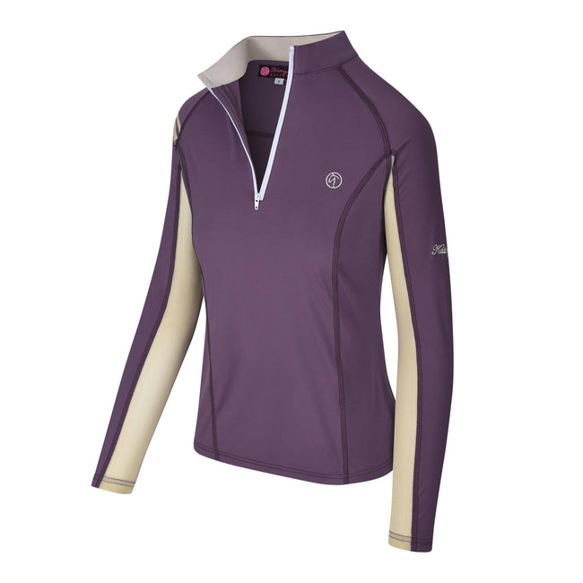 Kathryn Lily Equestrian Sunshirt Purple/Tan